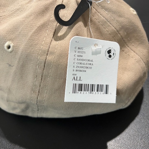 Free People FP Movement Big Buti Baseball Cap Sand/Coral - Picture 7 of 10